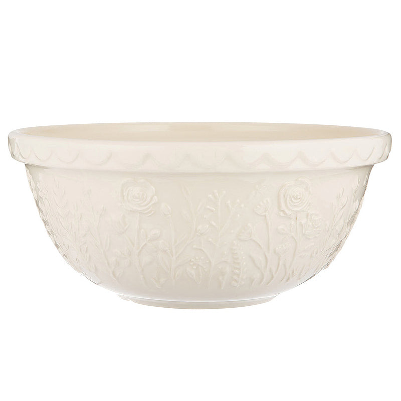 Mason Cash 'In The Meadow' Mixing Bowl ~ Cream Rose 29cm | New Zealand Delivery | Sabato Auckland