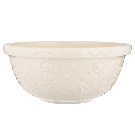 Mason Cash 'In The Meadow' Mixing Bowl ~ Cream Rose 29cm | New Zealand Delivery | Sabato Auckland
