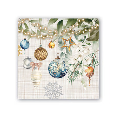 Michel Design Works Cocktail Napkins ~ Peace on Earth | Christmas Paper Cocktail Serviettes | Sabato Auckland