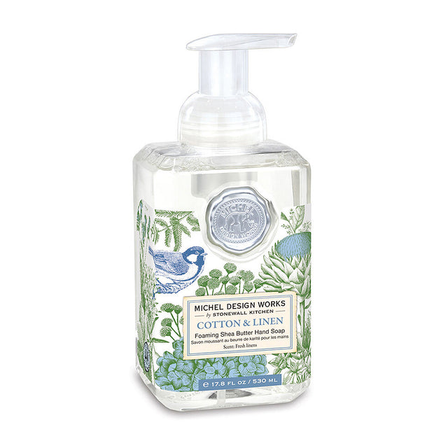 Michel Design Works Foaming Hand Soap ~ Cotton & Linen 530ml | New Zealand Delivery | Sabato Auckland