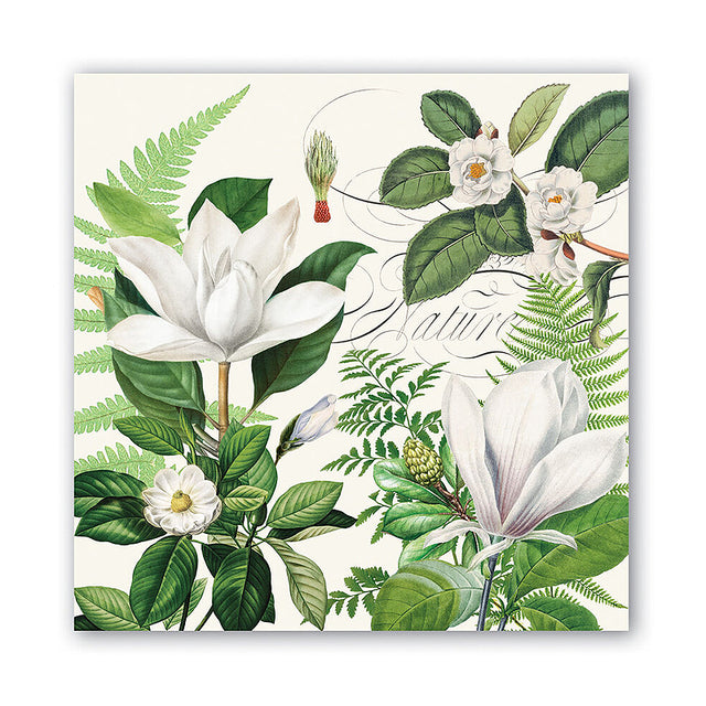 Michel Design Works Luncheon Napkins ~ Magnolia Petals | New Zealand Delivery | Sabato Auckland