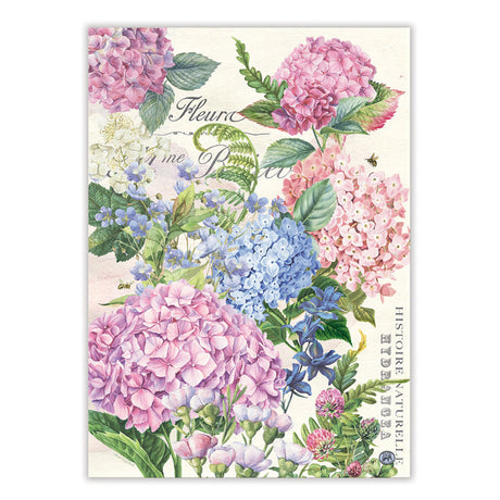 Michel Design Works Tea Towel ~ Wild Hydrangea | New Zealand Delivery | Sabato Auckland