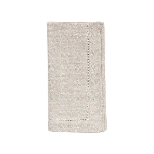 Mungo Cloverleaf Linen Napkin ~ Natural | New Zealand Delivery | Sabato Auckland