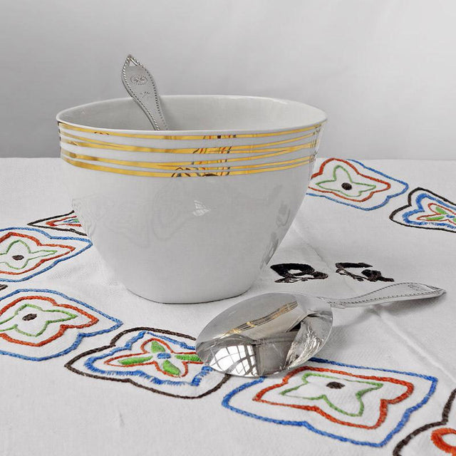 Tsé & Tsé Capacious Bowl ~ Stripes | French Porcelain Bowl | New Zealand Delivery | Sabato Auckland