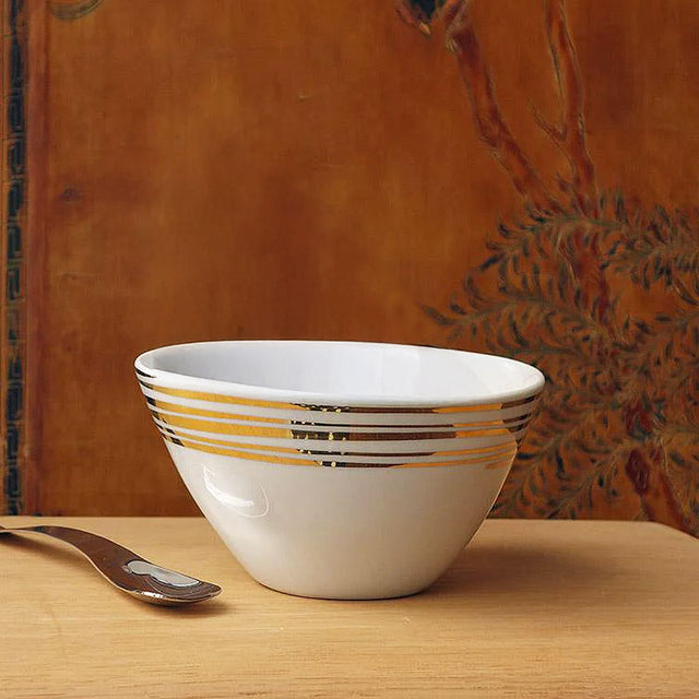 Tsé & Tsé Famished Bowl ~ Stripes | French Porcelain Dinnerware | New Zealand Delivery | Sabato Auckland