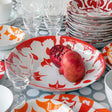 Tsé & Tsé Large Shallow Bowl ~ Iskandar Red | French Porcelain Salad Bowl | Sabato New Zealand