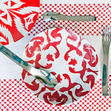 Tsé & Tsé Small Shallow Bowl 22cm ~ Zarafshan Red | New Zealand Delivery | Sabato Auckland