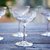 The Vintage List Crystal Champagne Saucers ~ Ovals | New Zealand Delivery | Sabato Auckland