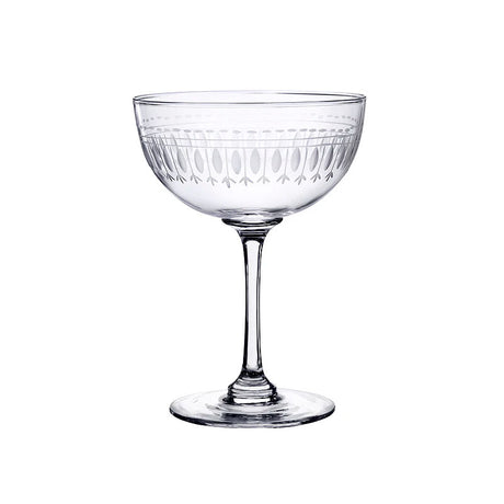 The Vintage List Crystal Champagne Saucers ~ Ovals | New Zealand Delivery | Sabato Auckland
