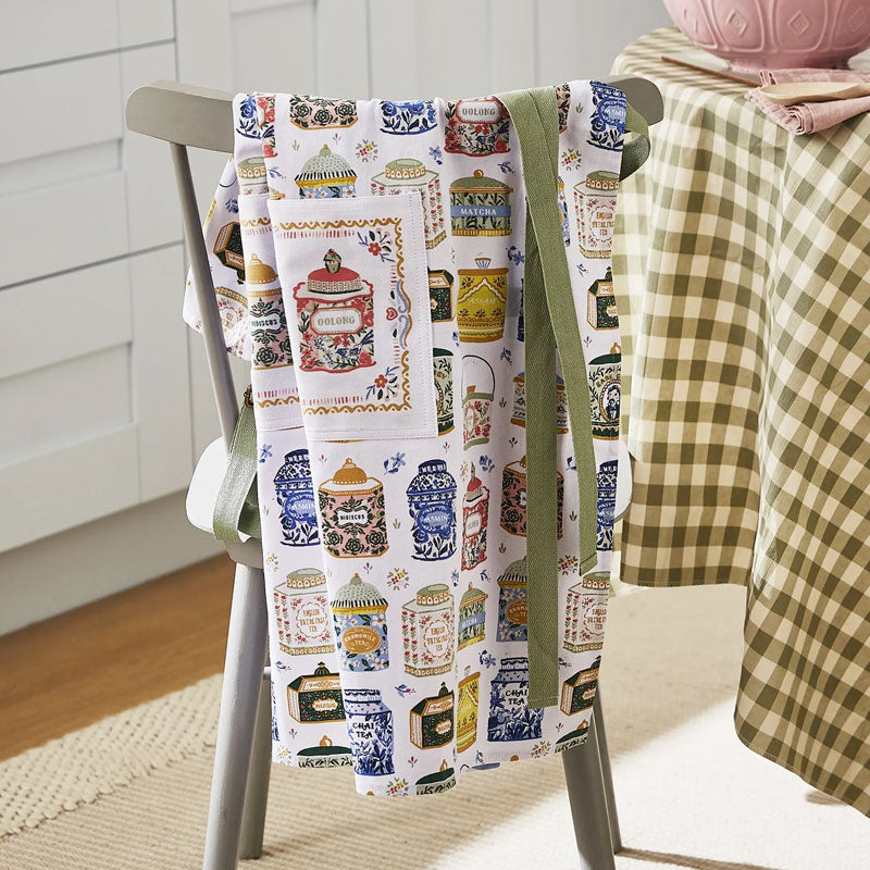 Ulster Weavers Apron ~ Tea Tins | New Zealand Delivery | Sabato Auckland