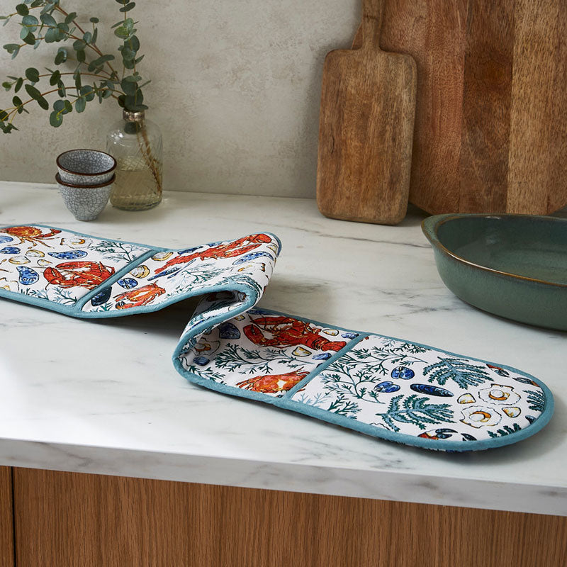 Ulster Weavers Double Oven Glove ~ Shellfish | New Zealand Delivery | Sabato Auckland
