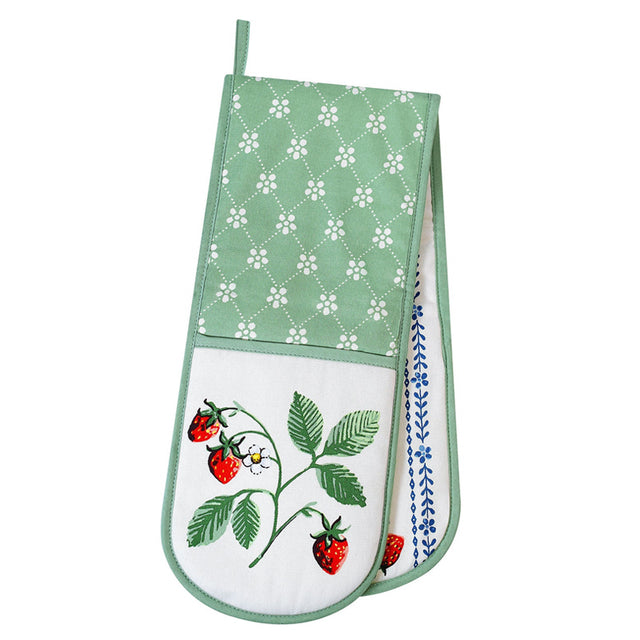 Ulster Weavers Double Oven Glove ~ Strawberry Patch | New Zealand Delivery | Sabato Auckland