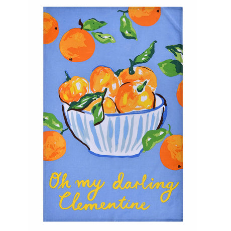 Ulster Weavers Tea Towel ~ Oh My Darling Clementine | New Zealand Delivery | Sabato Auckland