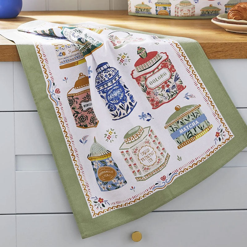 Ulster Weavers Tea Towel ~ Tea Tins | New Zealand Delivery | Sabato Auckland