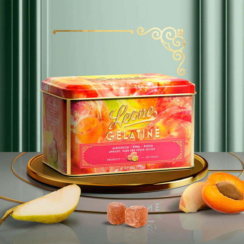 Leone Assorted Fruit Jellies 200g tin | Italian Confectionery | New Zealand Delivery | Sabato Auckland