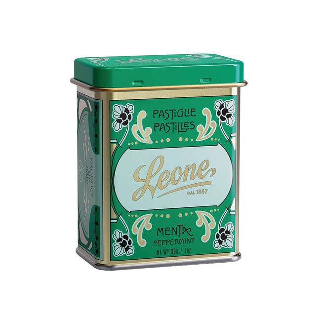 Leone Peppermint Pastilles 30g Tin | Italian Confectionery | New Zealand Delivery | Sabato Auckland