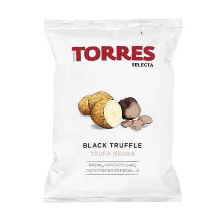 Torres Black Truffle Potato Chips 40g | Premium Spanish Potato Chips | Sabato New Zealand