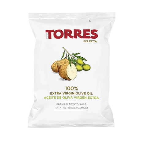 Torres Extra Virgin Olive Oil Potato Chips 40g | Premium Spanish Potato Chips | Sabato New Zealand