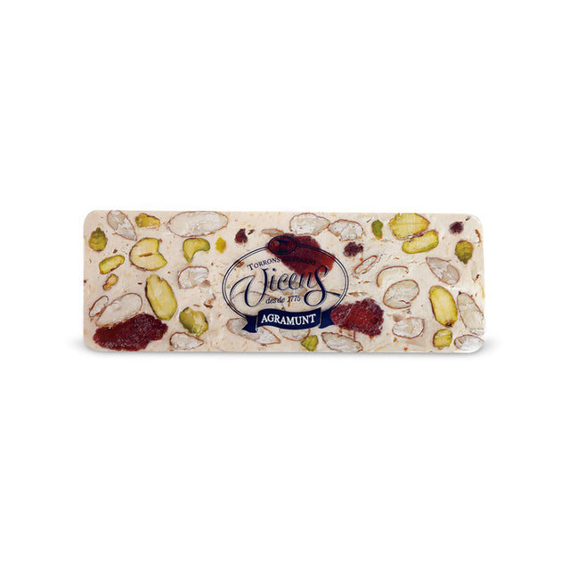 Vicens Strawberry & Pistachio Nougat 80g | Artisan Spanish Turron & Confectionery | New Zealand Delivery | Sabato Auckland