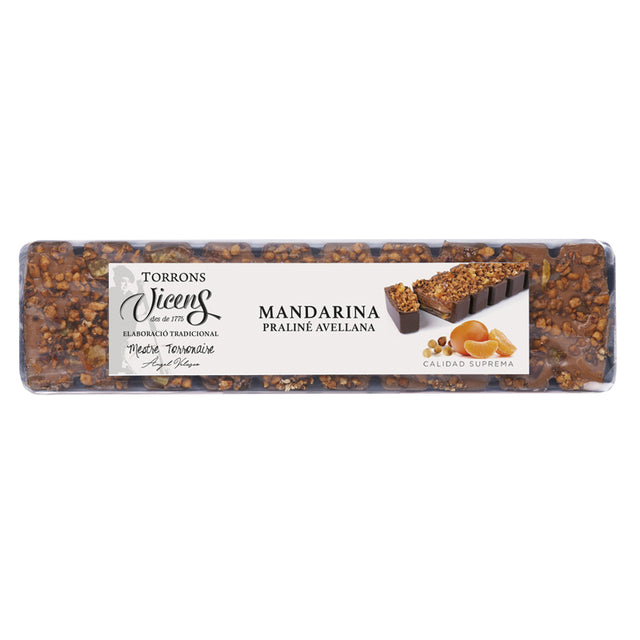 Vicens Tangerine Nougat with Hazelnut Praline 300g | Artisan Spanish Turron & Confectionery | New Zealand Delivery | Sabato Auckland