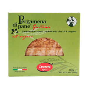 Cherchi Sardinian Parchment Crackers Oregano
