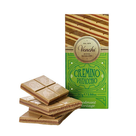 Venchi Pistachio Cremino Tablet 110g  | Artisan Italian Chocolate & Confectionery | New Zealand Delivery | Sabato Auckland