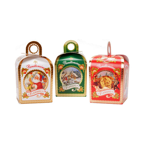 Flamigni Mini Panettone Hanging Case 80g | Artisan Italian Panettone | New Zealand Delivery | Sabato Auckland