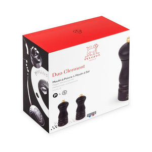 Load image into Gallery viewer, Peugeot Clermont Salt &amp; Pepper Mill Set ~ Black
