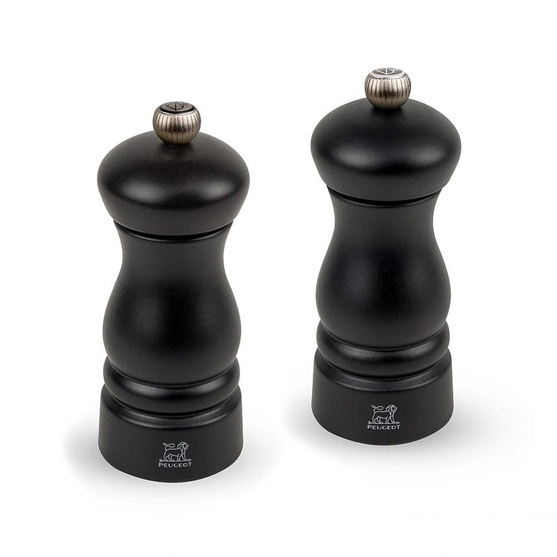 Peugeot Clermont Salt & Pepper Mill Set ~ Black 14cm