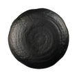 Textured Round Melamine Platter ~ Black