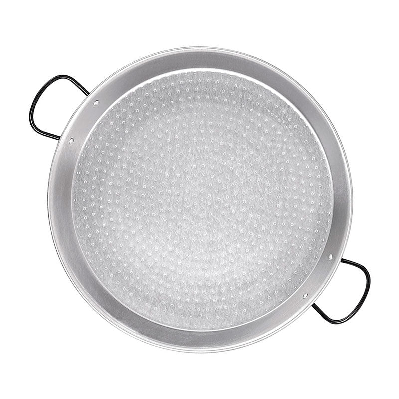 Vaello Polished Steel Paella Pan 38cm