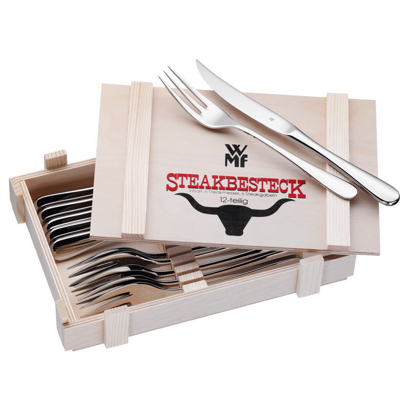 WMF Steak Set in Wooden Box