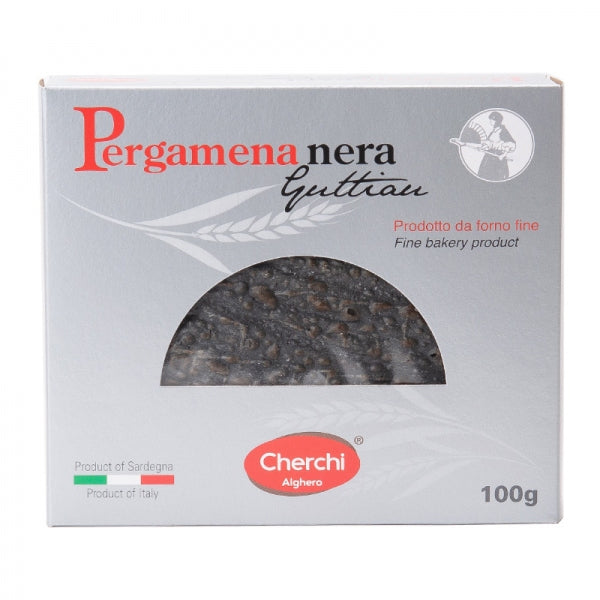 Cherchi Sardinian Parchment Crackers Charcoal